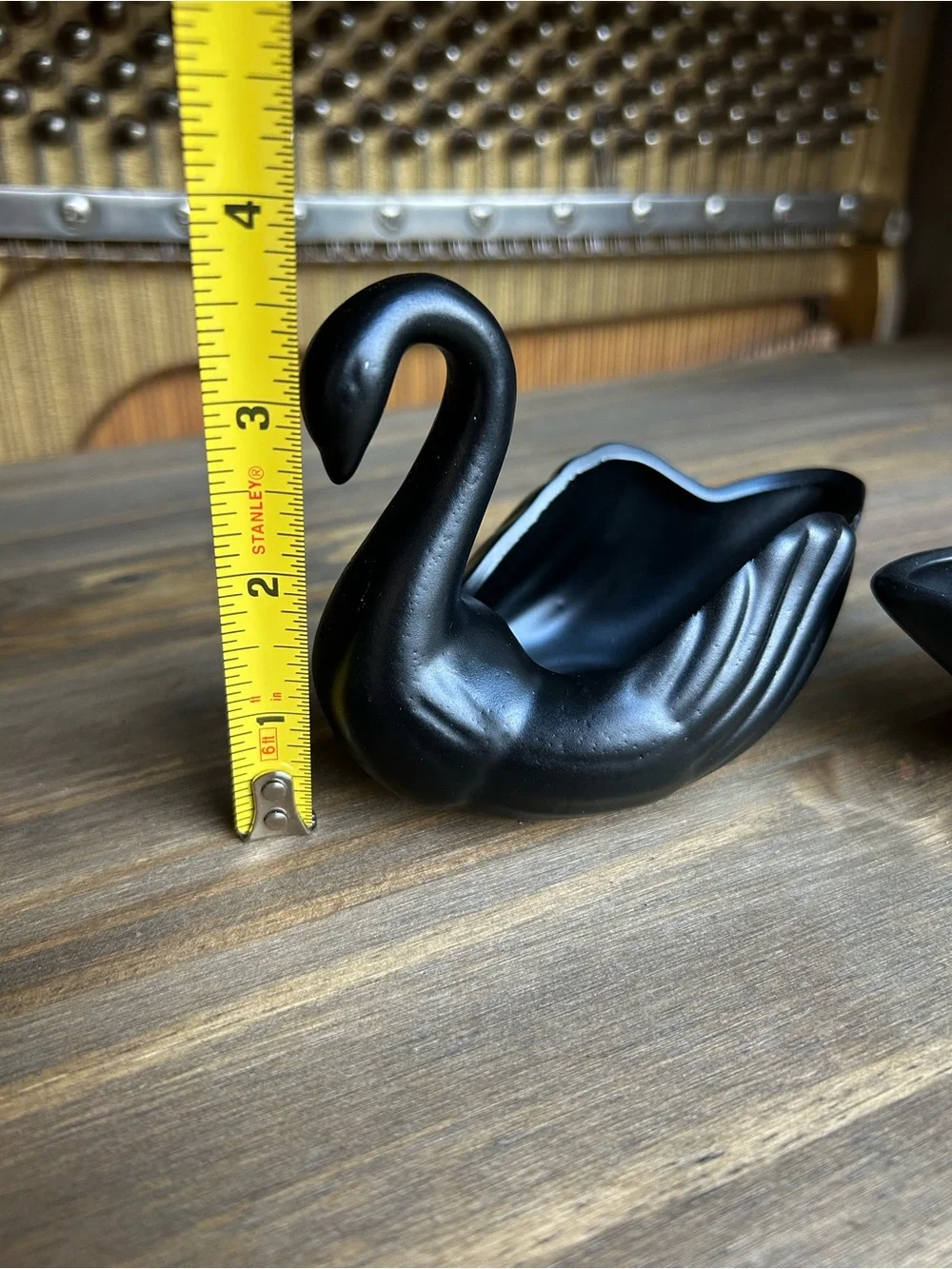 Black Swan Decorative Dishes - Set of 2